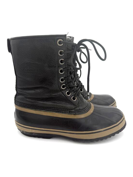 Sorel Men\'s Black Leather 1964 Premium T Snow Lace Up Boots Size 8 main image 6